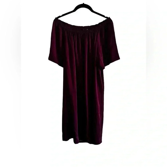 J.Jill Relaxed fit Elastic Neckline  Pullover Dress M - Picture 10 of 11